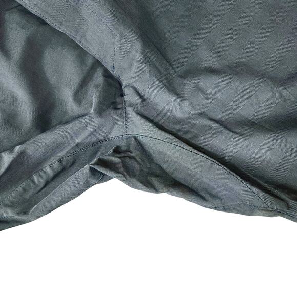 Hang Ten Hybrid Board Short 38 Men Dark Gray Plaid Flat Front Swim Surf Golf 11" - Picture 10 of 11